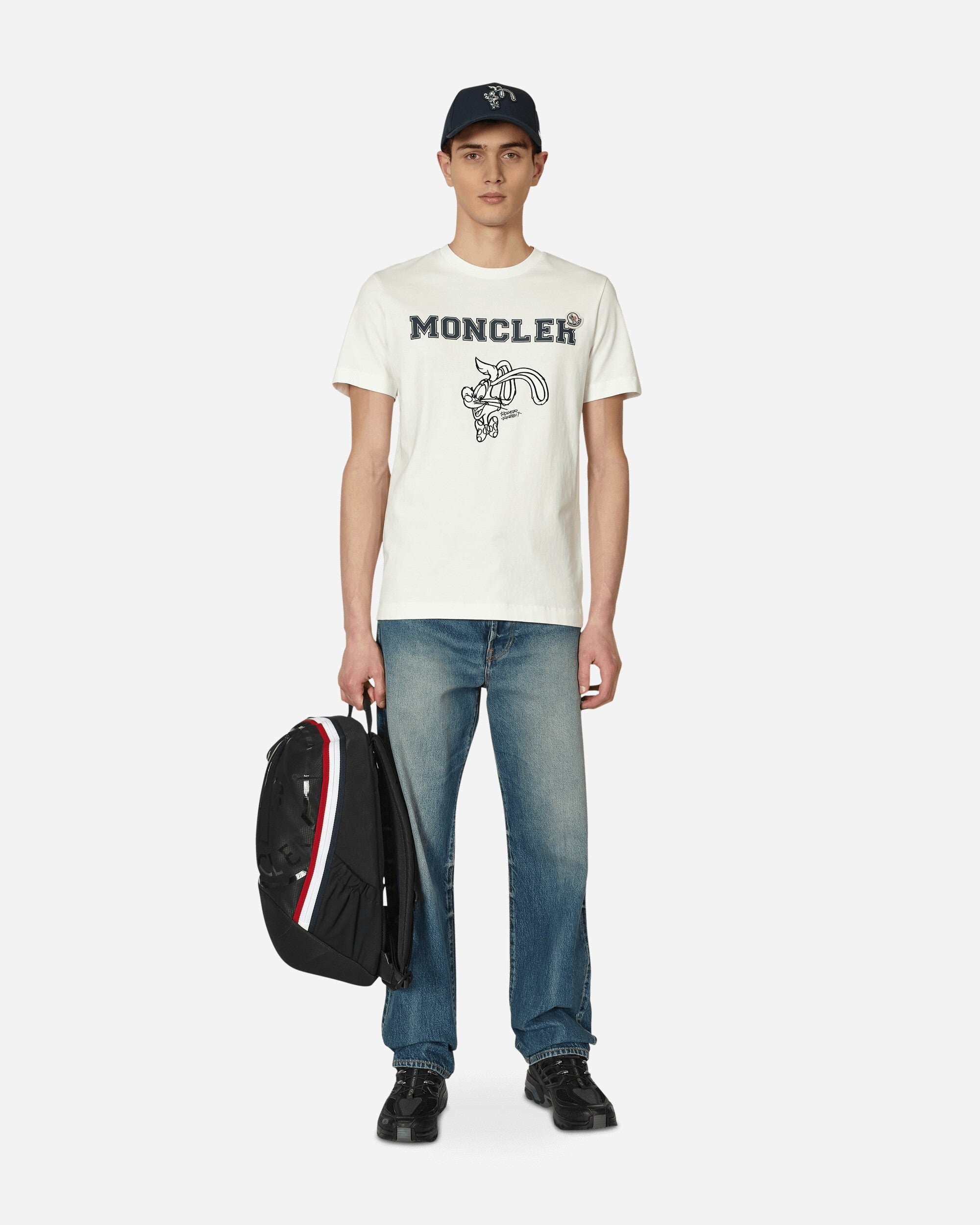 Moncler Logo T-Shirt - I10918C000158390T032 | REVERSIBLE