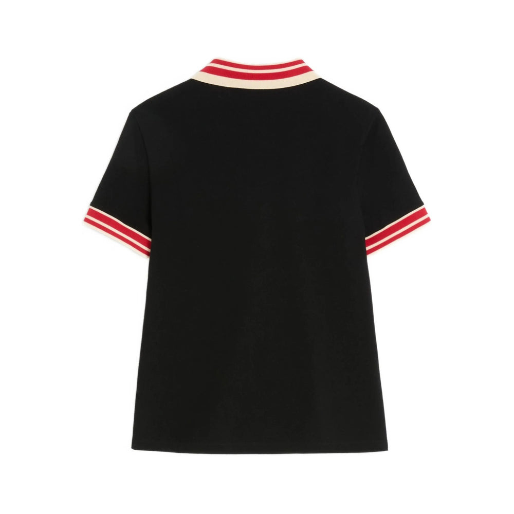 Valentino Black Polo Shirts Men - 3