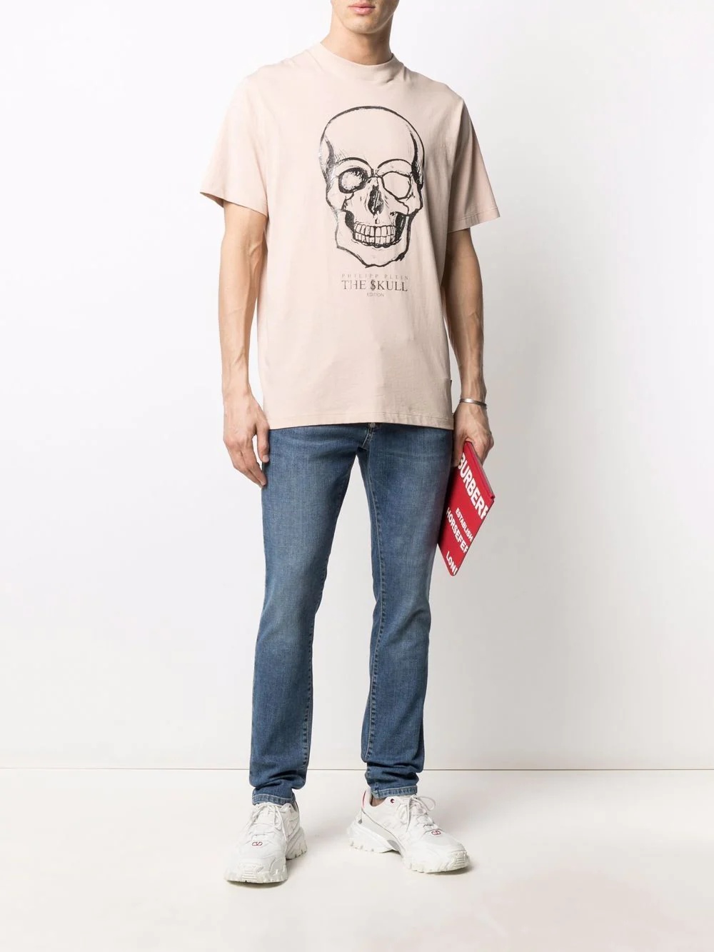 skull-print T-shirt - 2