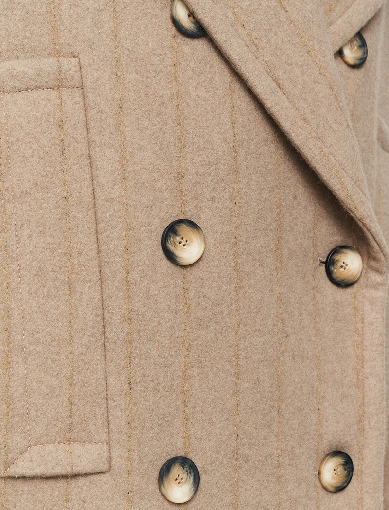 Shadow Pinstripe Claude Coat 6