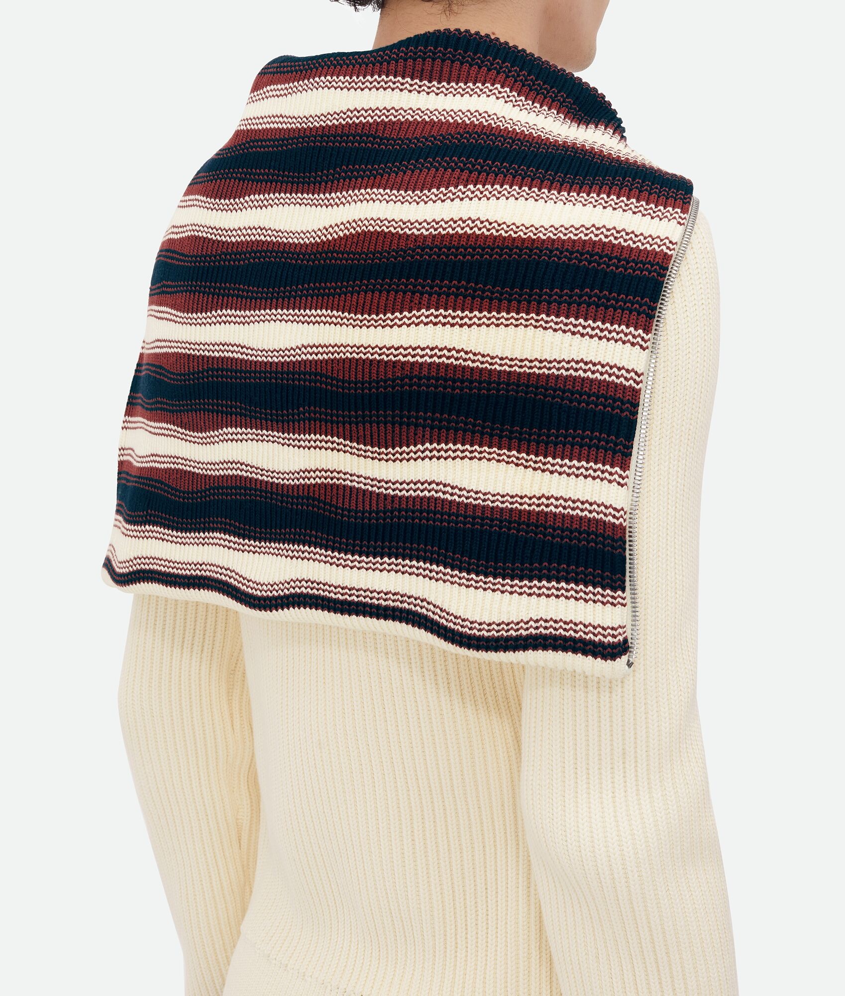 Cotton Striped Cardigan - 5