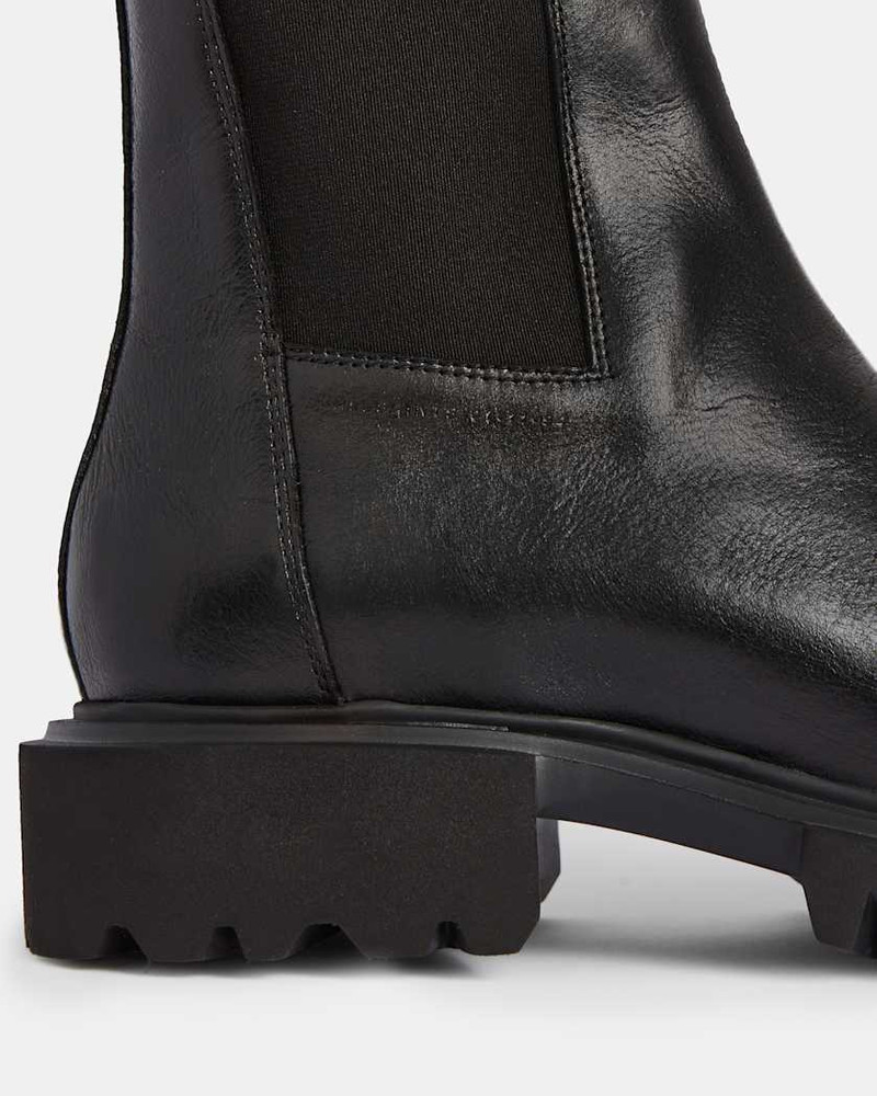 HALLIE LEATHER BOOTS 6