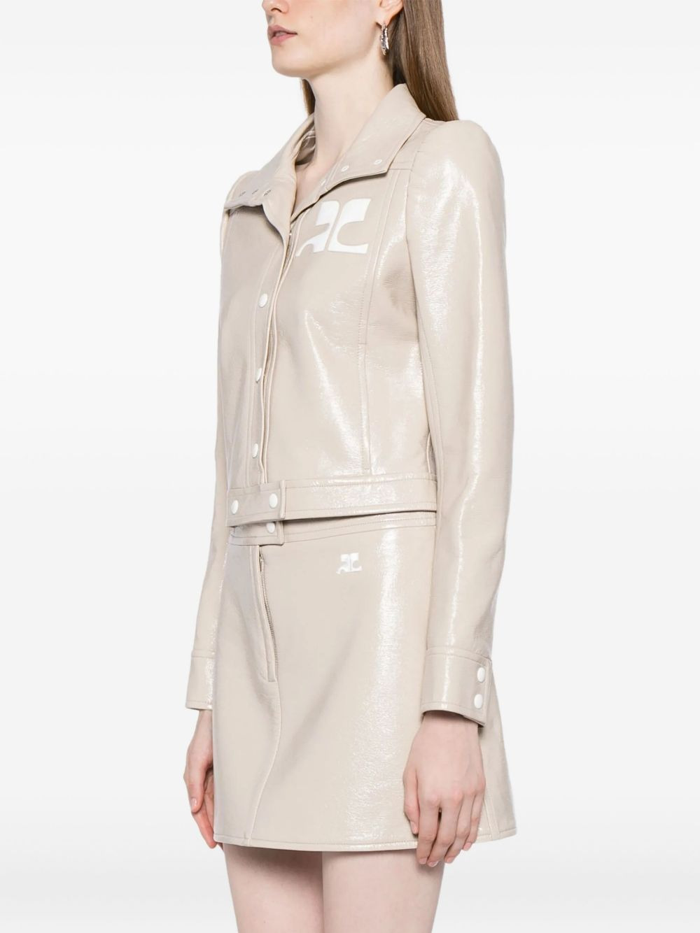 logo-detail jacket - 3