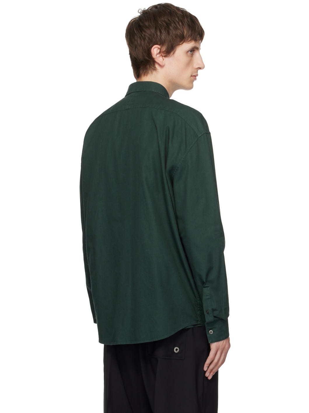 Green Lyrique Accent Shirt - 3