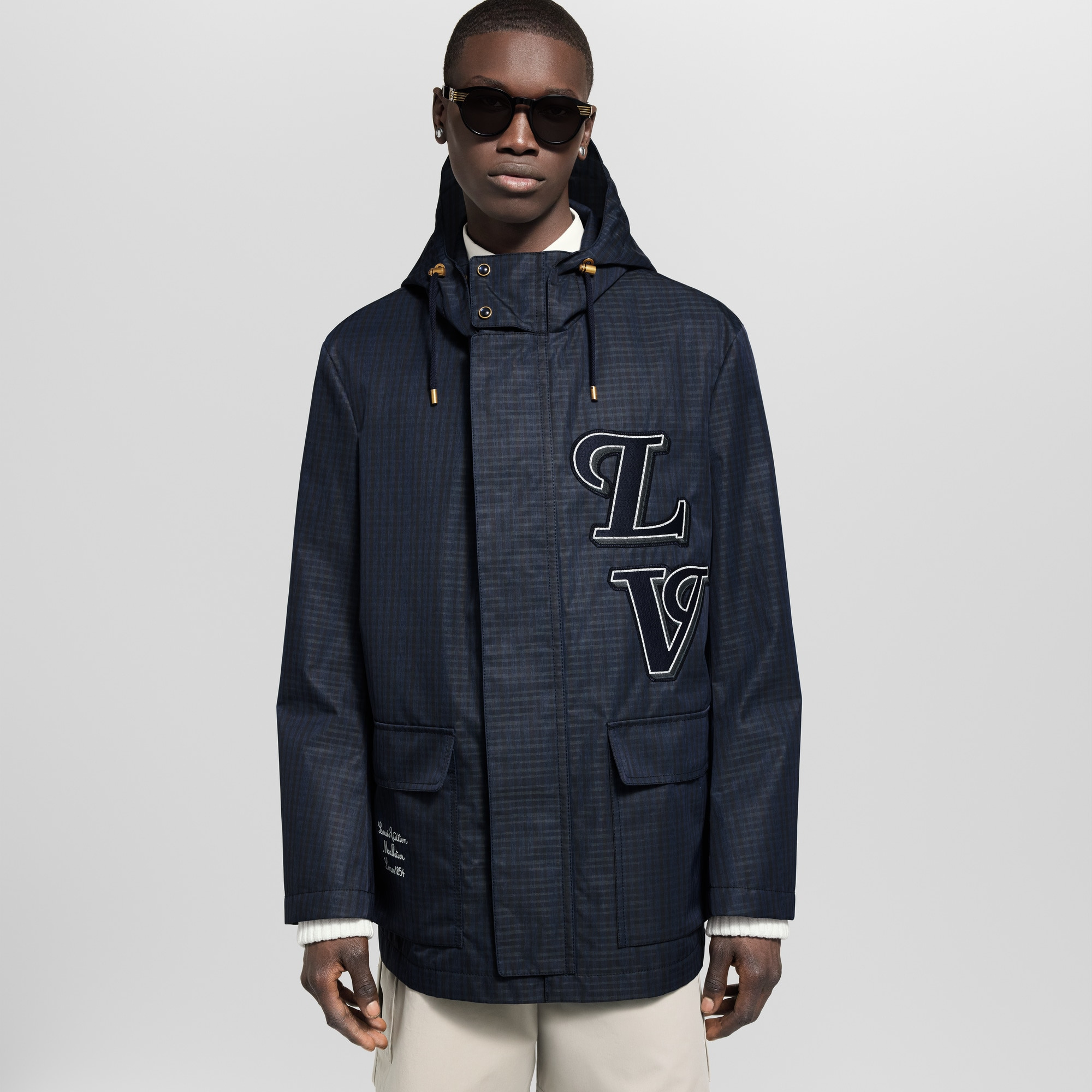 Preppy Hooded Parka - 2