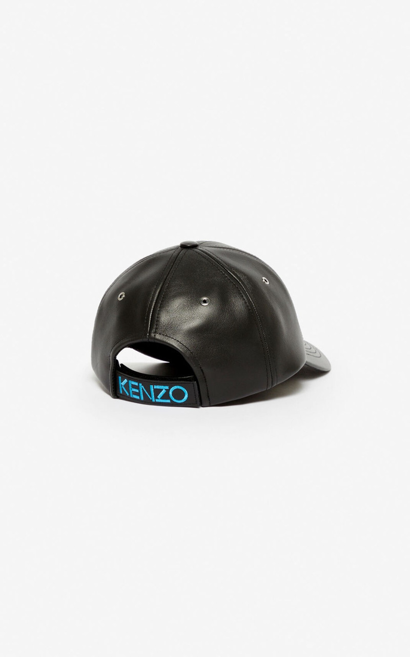 KENZO Tiger leather cap outlook