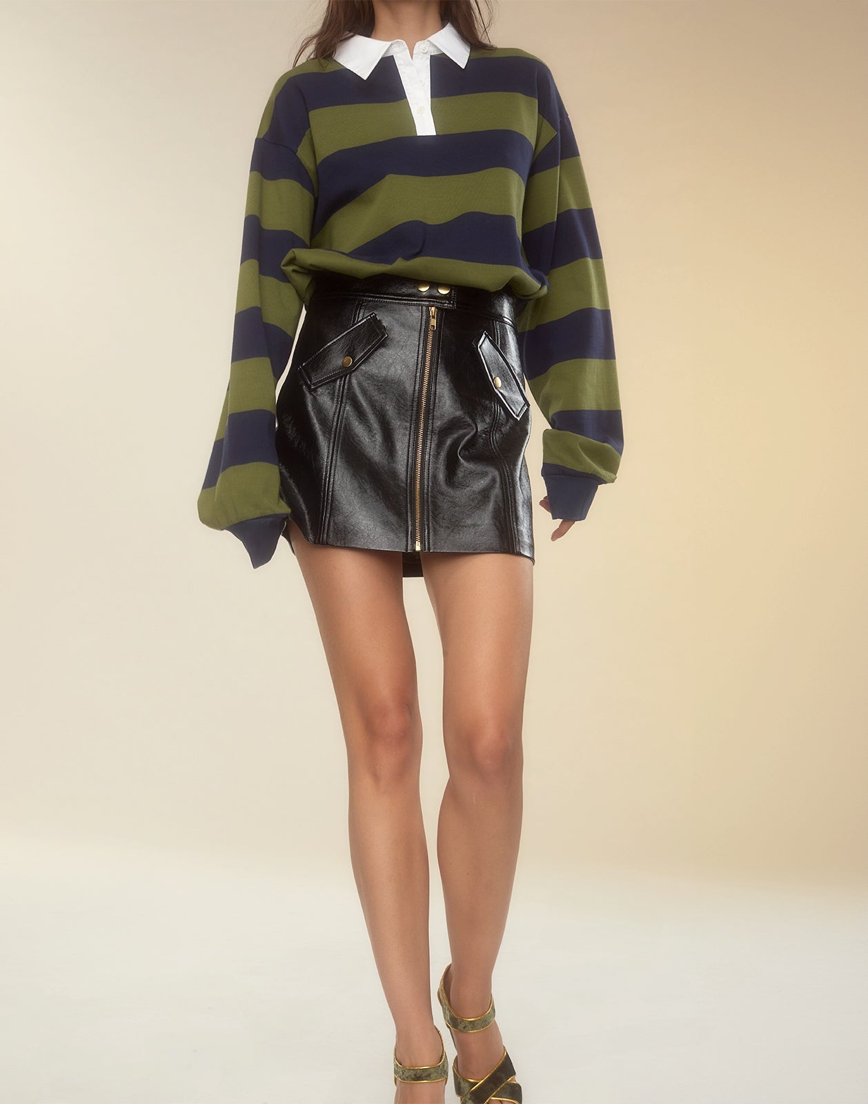 Harper Vegan Leather Skirt - 5