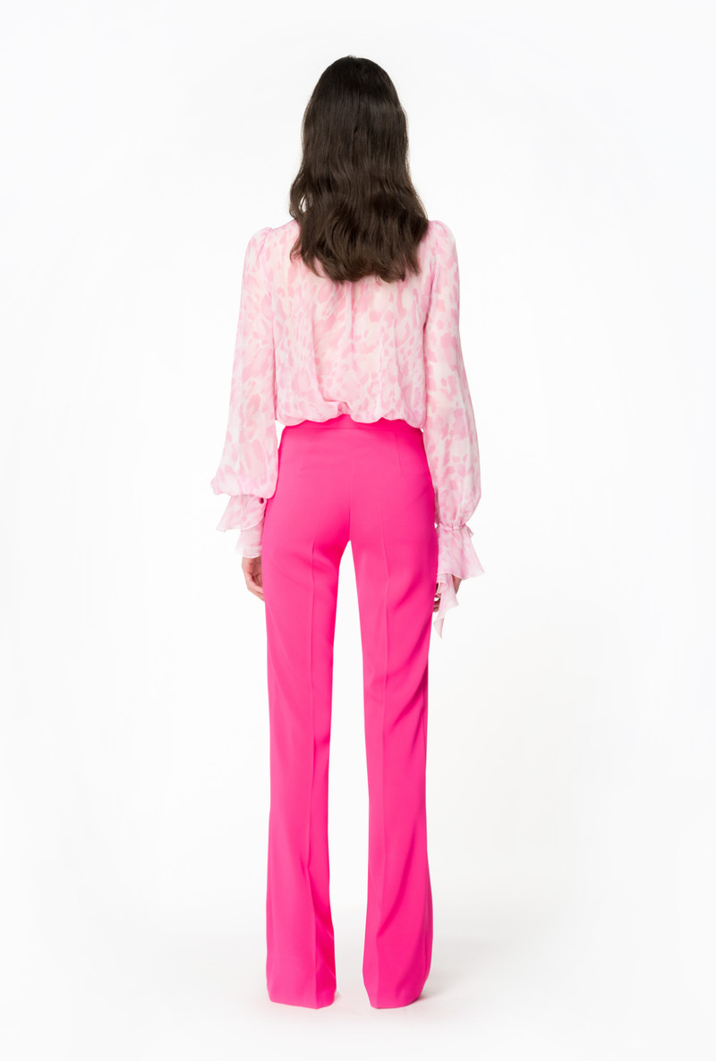 FLARED STRETCH TROUSERS 5