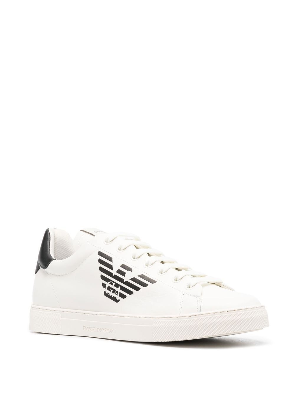 lace-up logo-print sneakers - 2