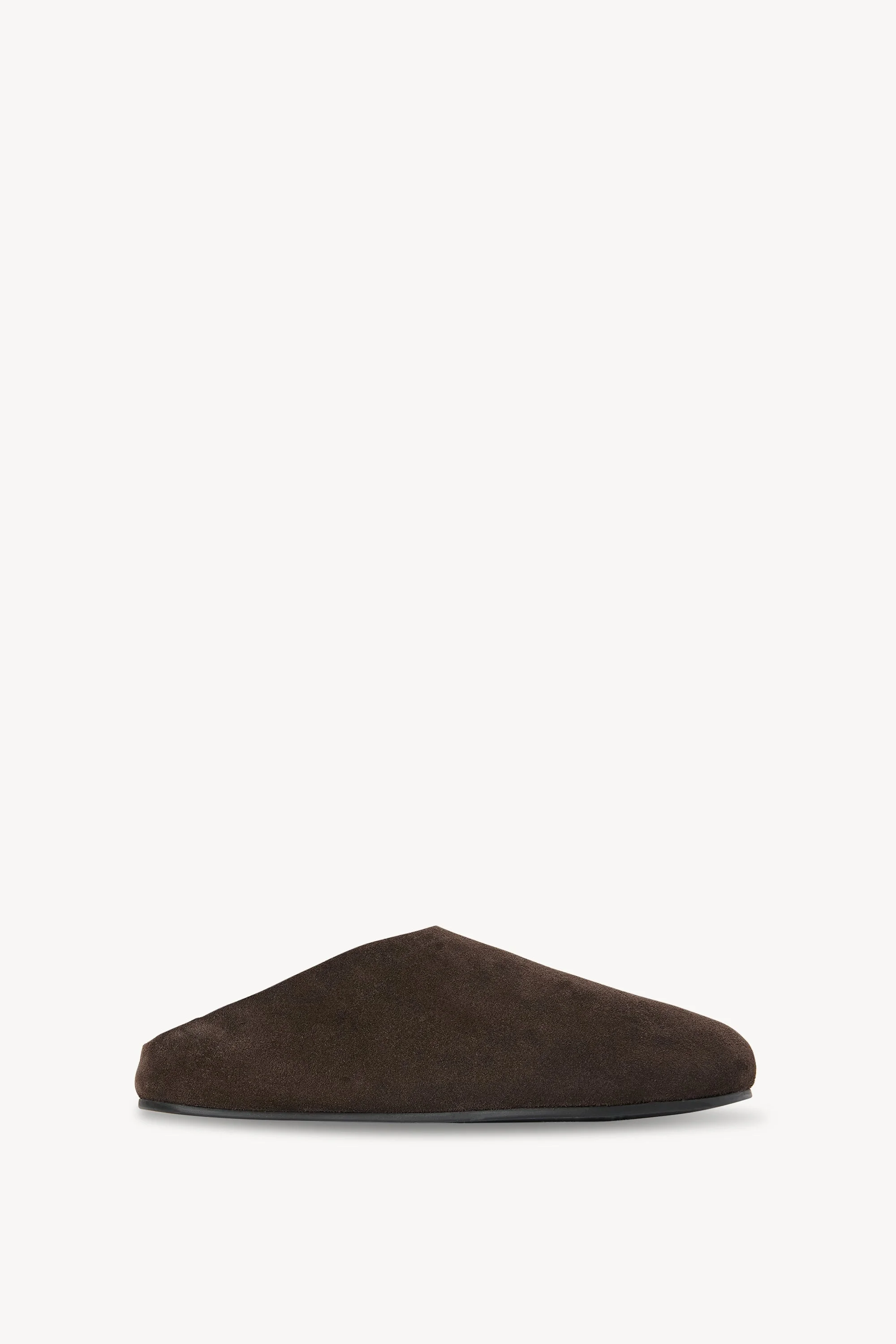 Hudson Slide in Suede and Shearling - 1
