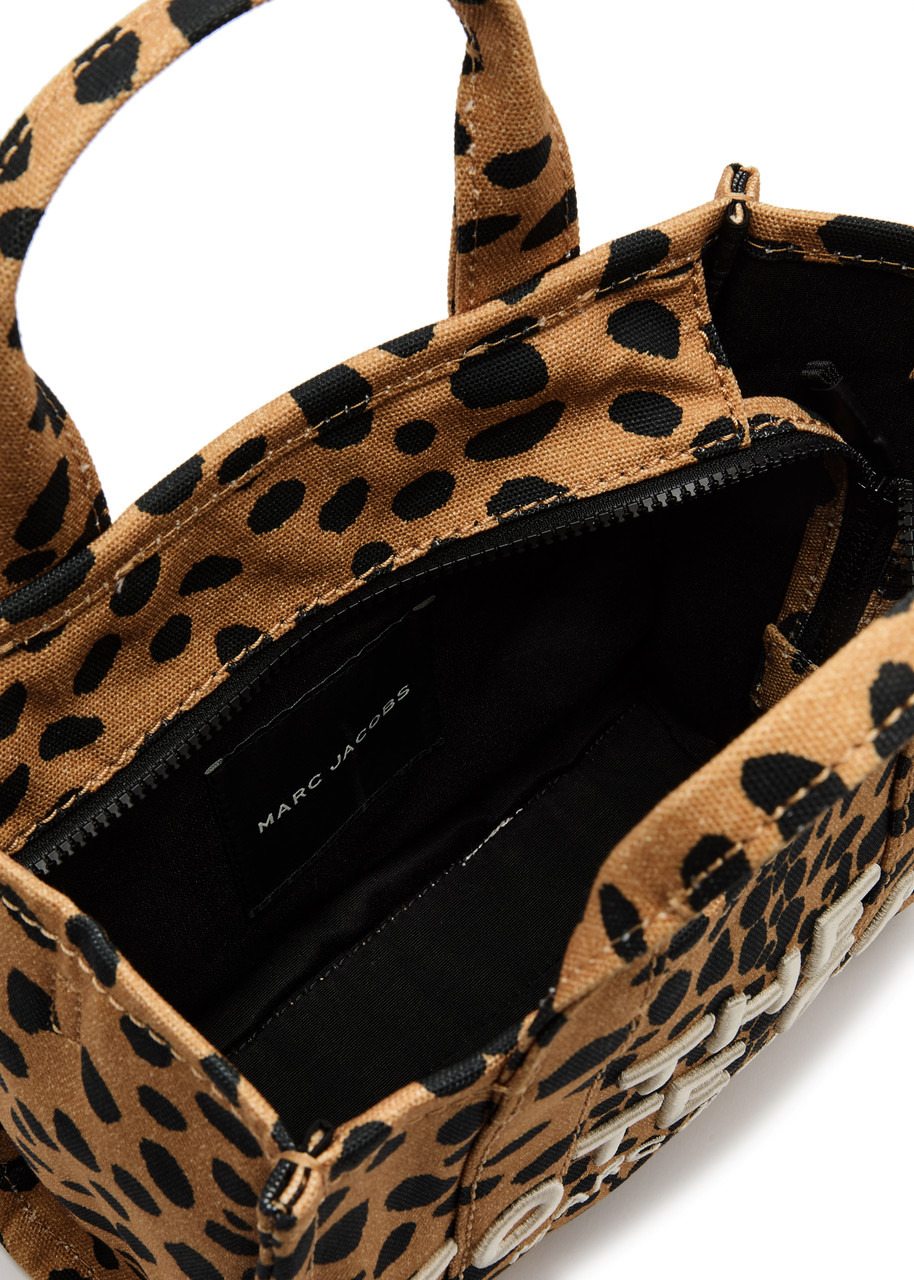 Marc Jacobs The Tote Small Leopard Canvas Tote - 4