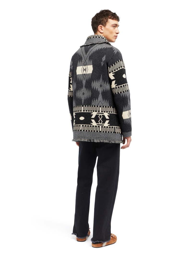 Alanui Icon Jacquard Cardigan outlook