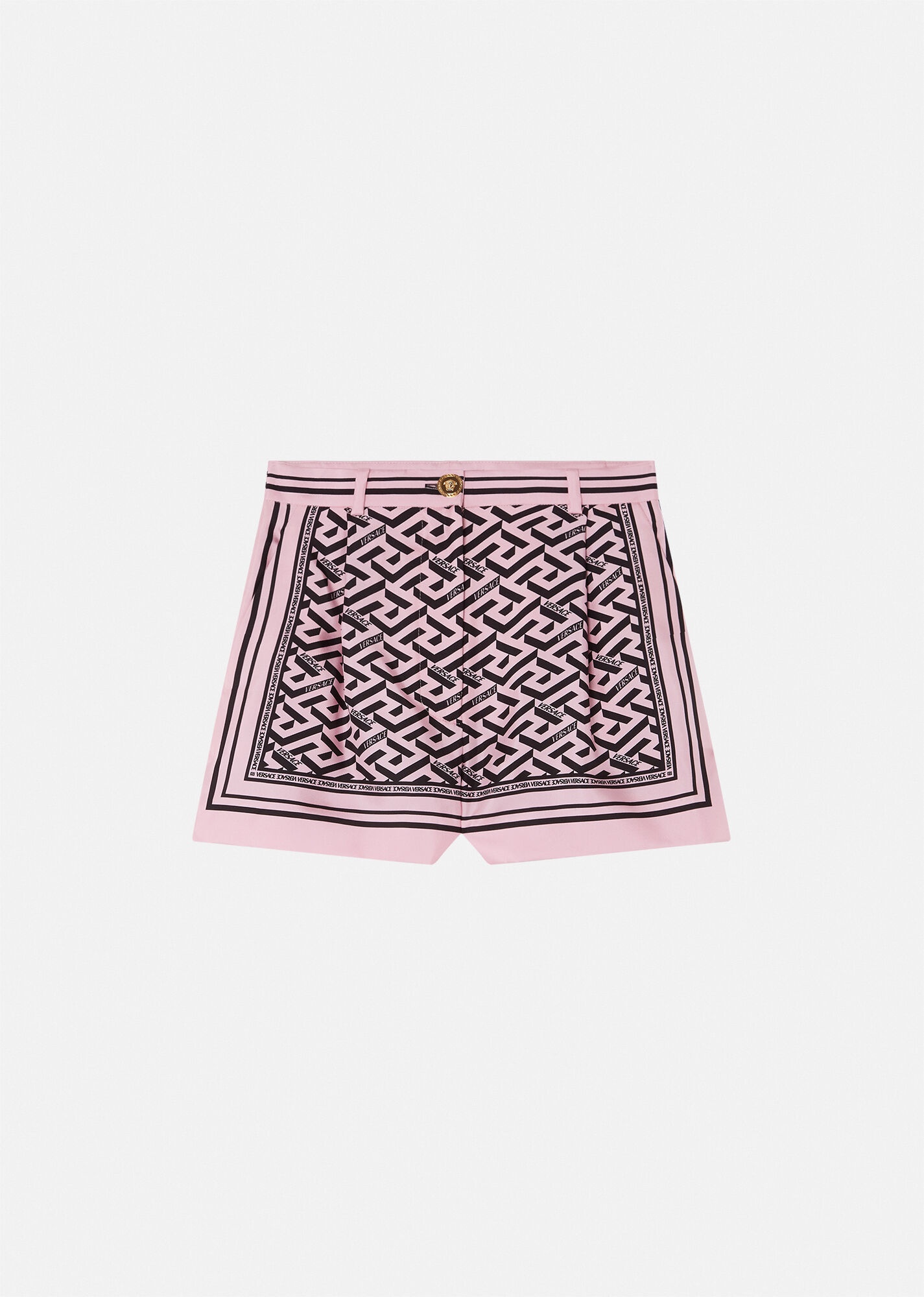 La Greca Silk Shorts - 1
