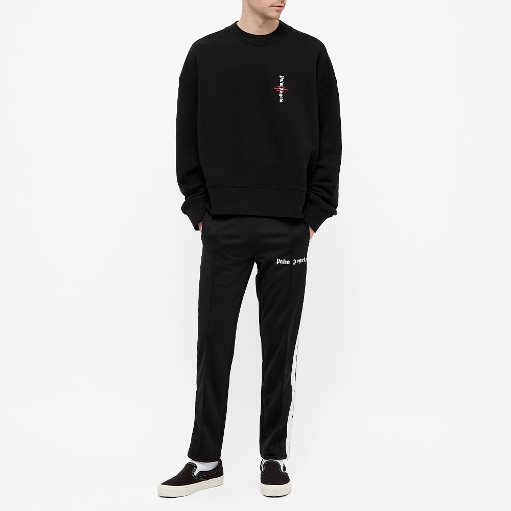 Palm Angels Statement Logo Crew Sweat - 7