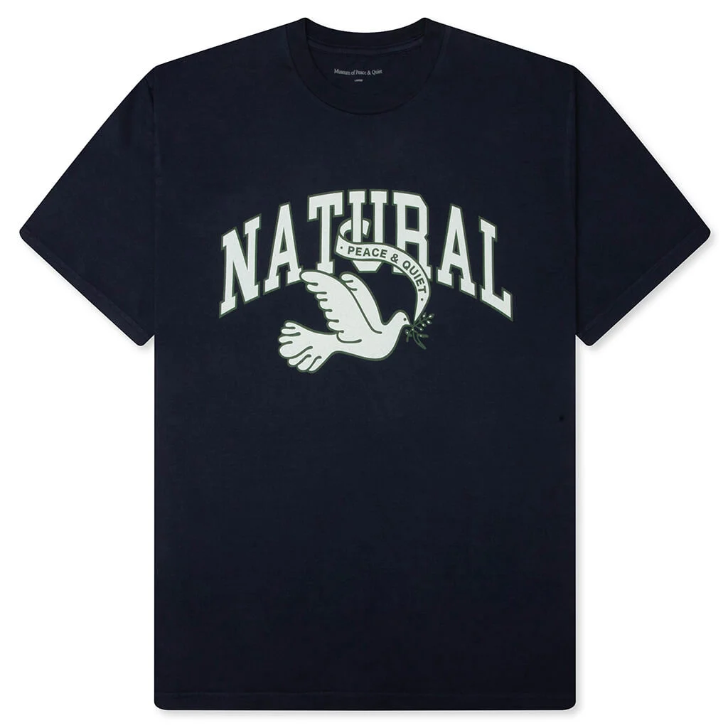 NATURAL DOVE T-SHIRT - NAVY - 1