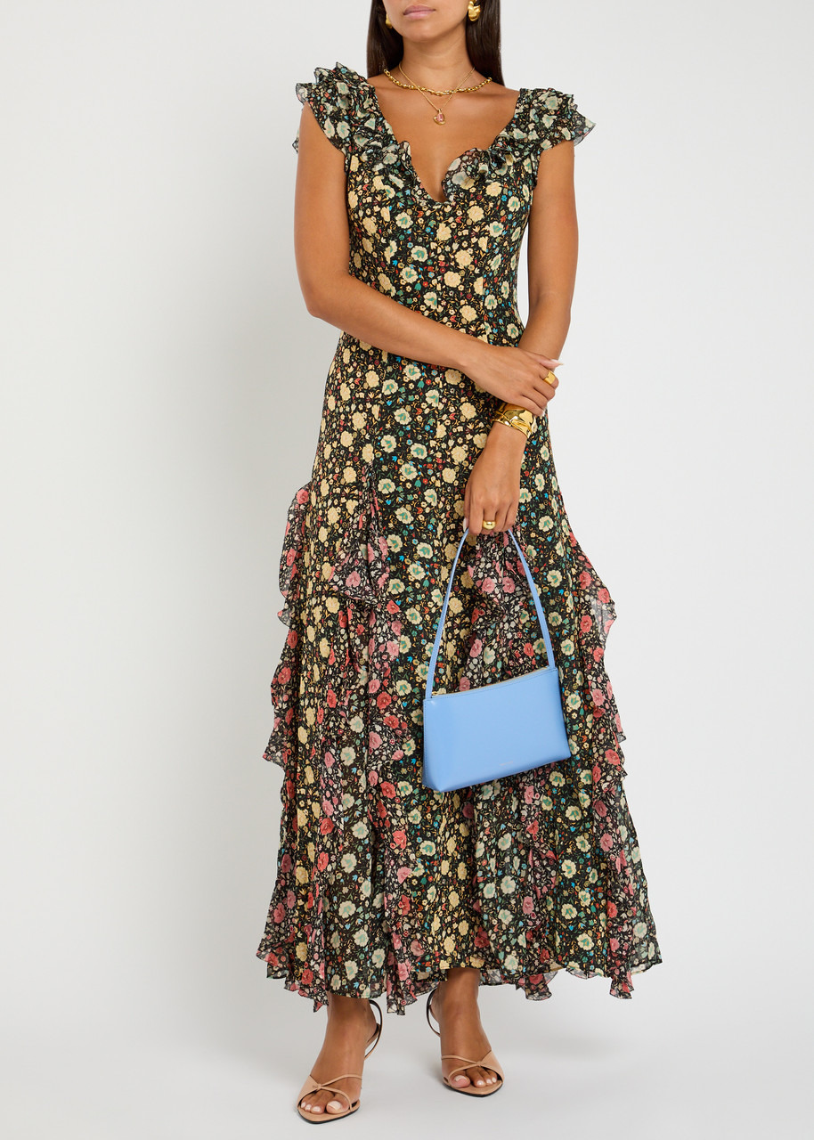 Rixo Ambika Floral-print Silk-chiffon Maxi Dress - 4