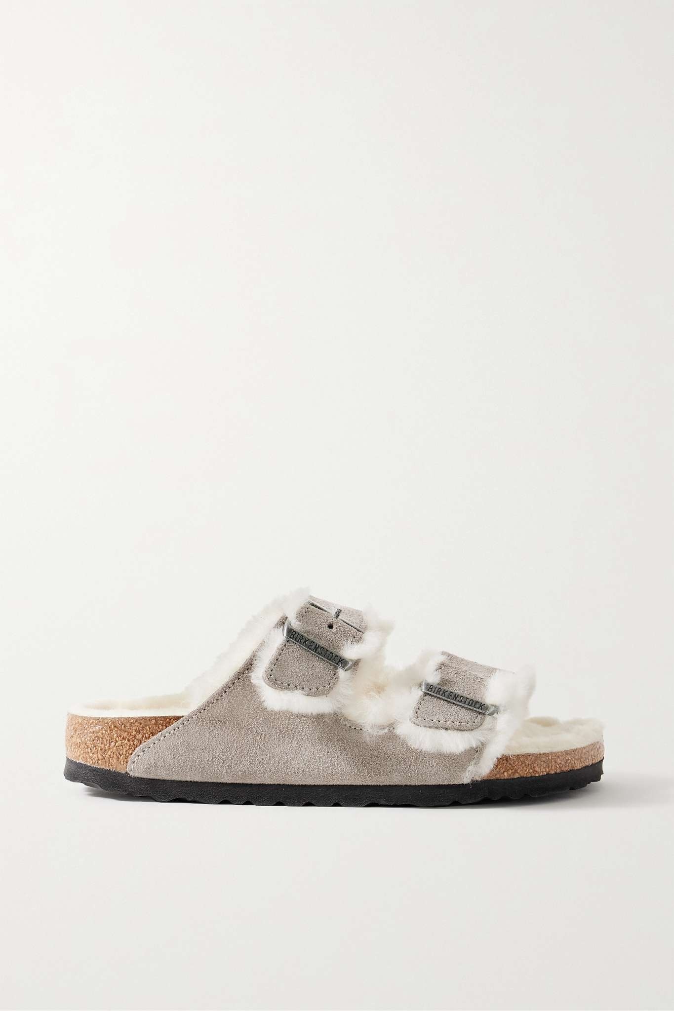 Arizona shearling-lined suede sandals - 1