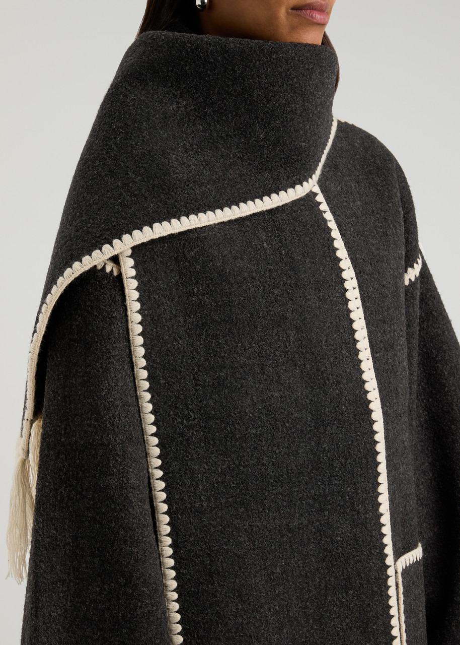 Toteme Scarf-effect Wool-blend Jacket - 5