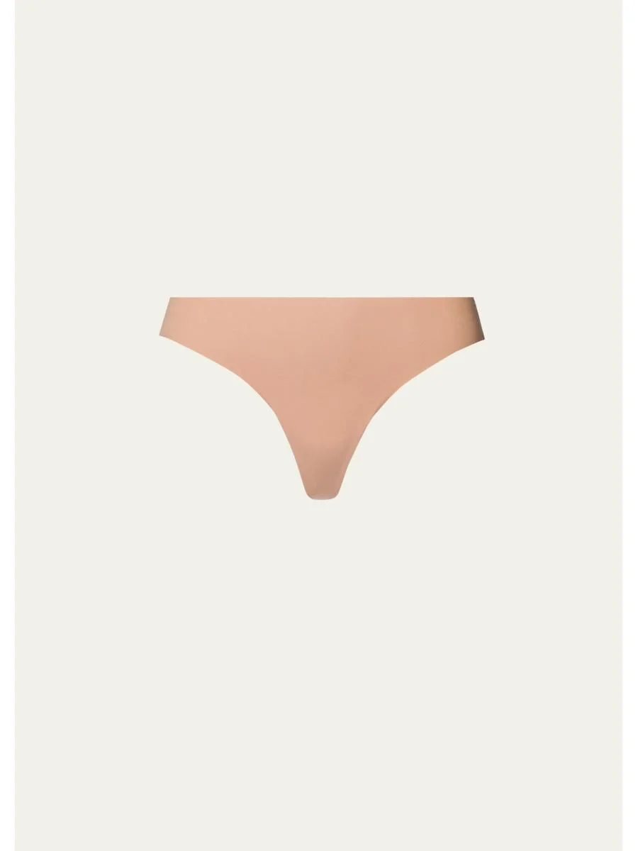 Invisible Cotton Low-Rise Thong - 1