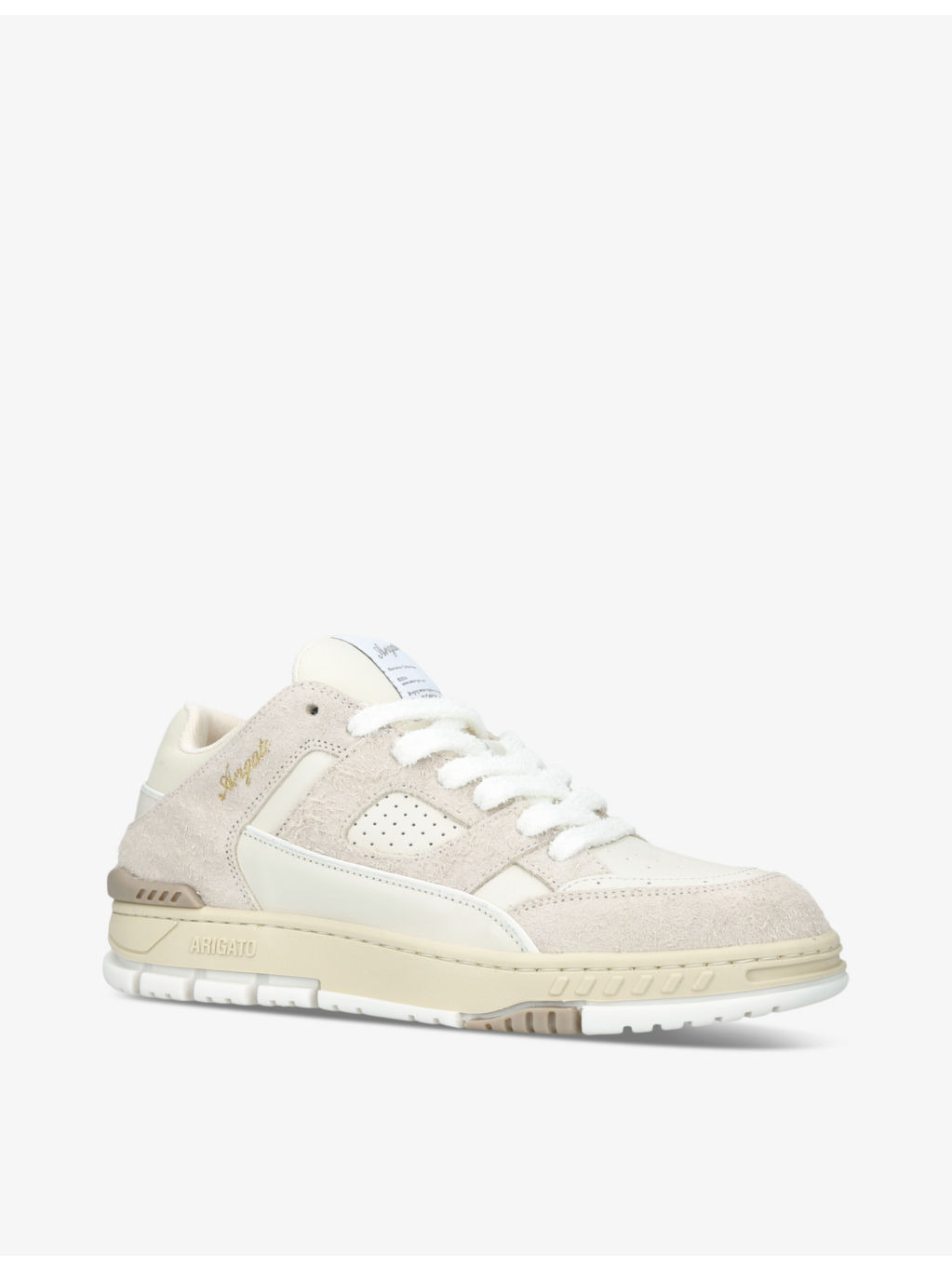 Area Lo brushed-suede and leather low-top trainers - 3