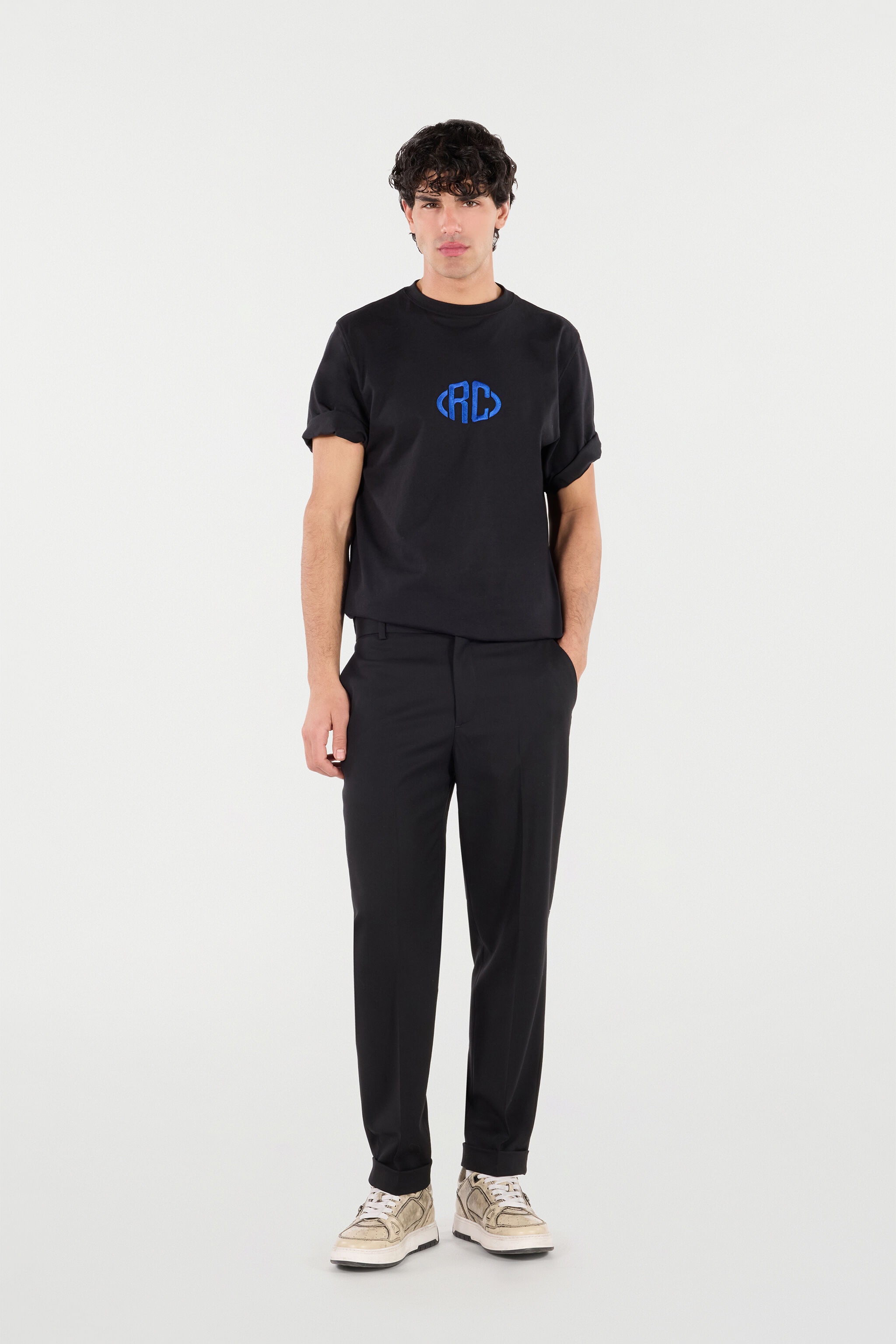 Cotton T-Shirt with Monogram - 2