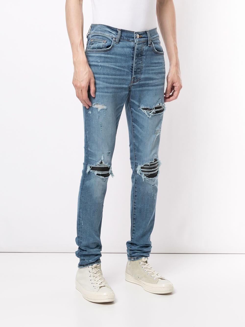 MX1 distressed skinny jeans - 3