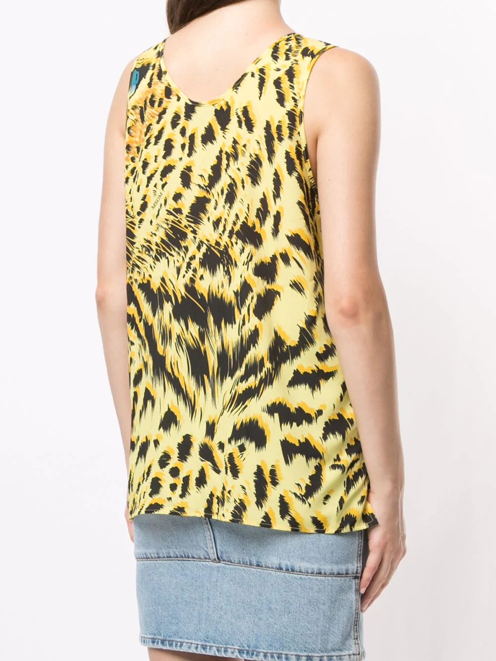 graphic print tank top - 4