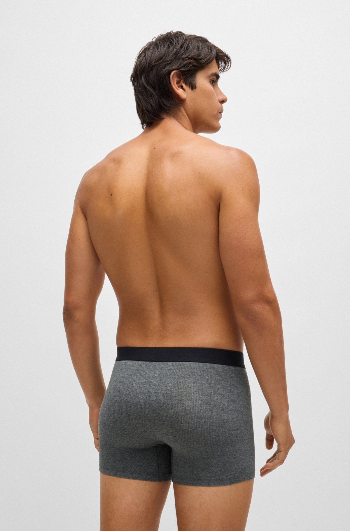 STRETCH-JERSEY BOXER BRIEFS WITH LOGO WAISTBAND - 2