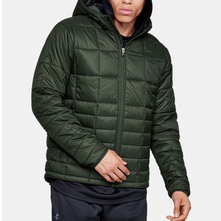 Men's Under Armour Sports Hooded Jacket Dark Green 1342740-310 - 3