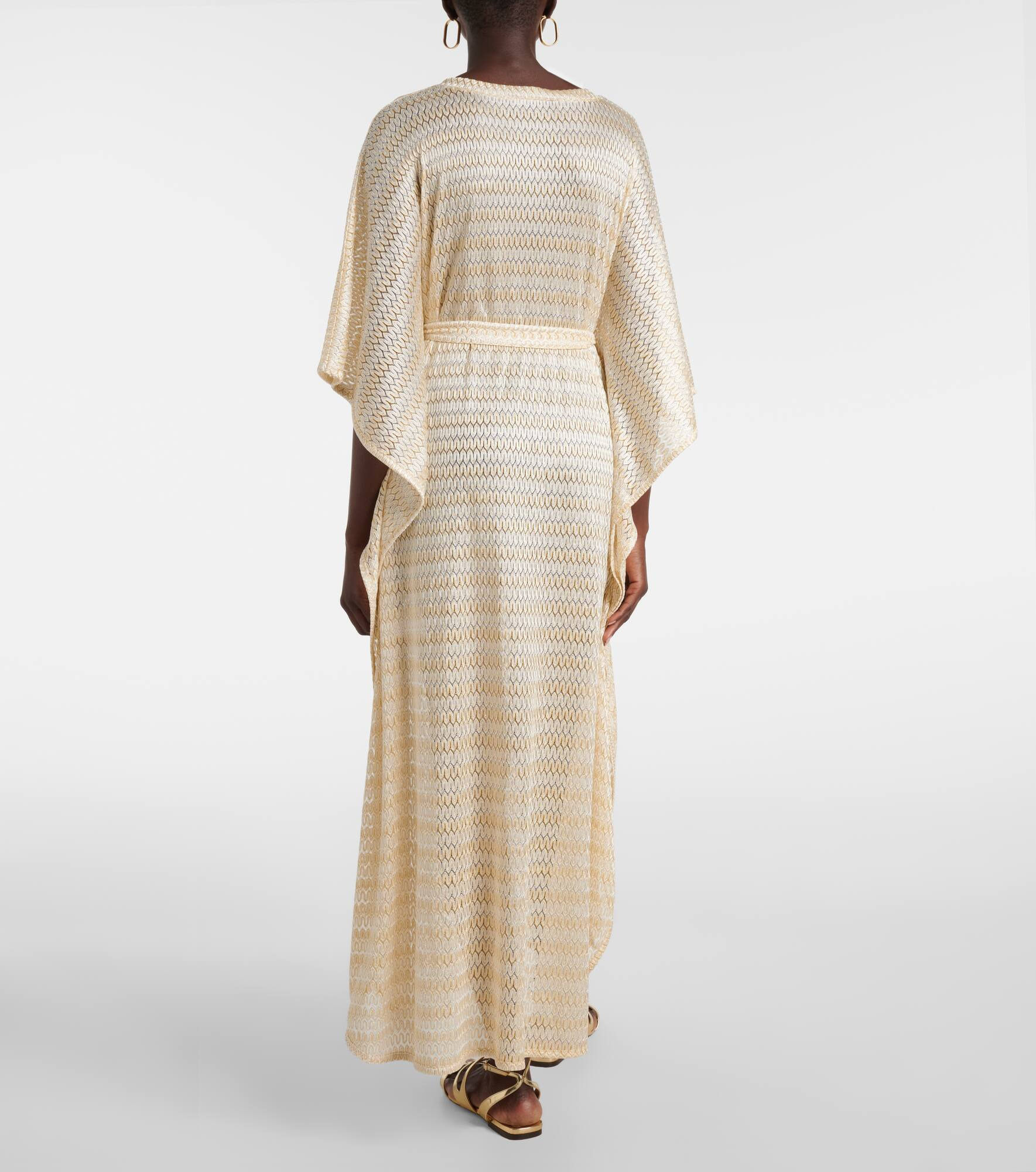June knitted lamé kaftan - 3