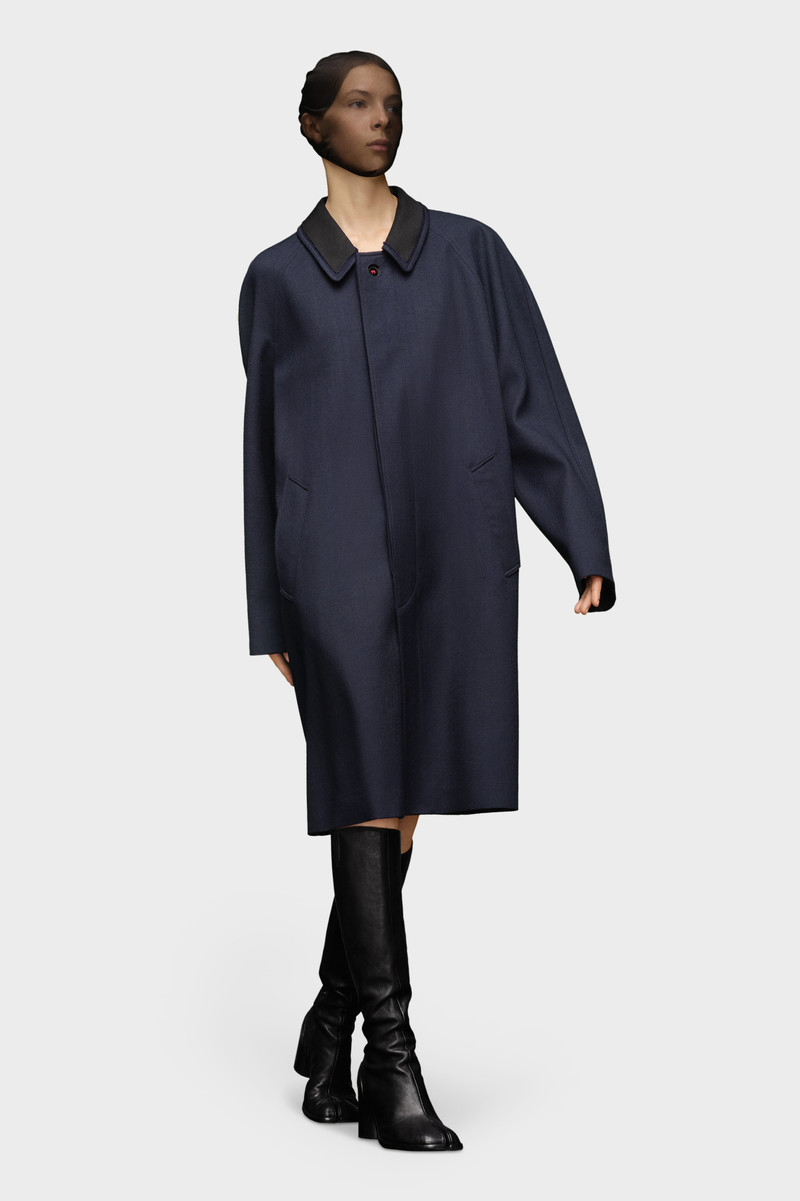 Maison Margiela Wool viscose coat outlook