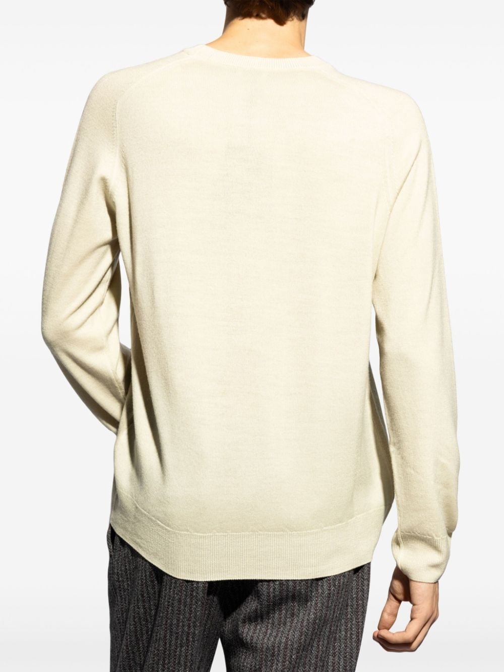 Pegaso-embroidered wool jumper - 4