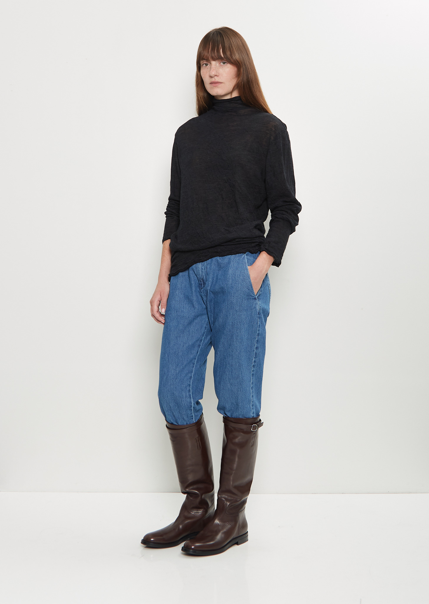 Michelle Polished Leather Boot - 3