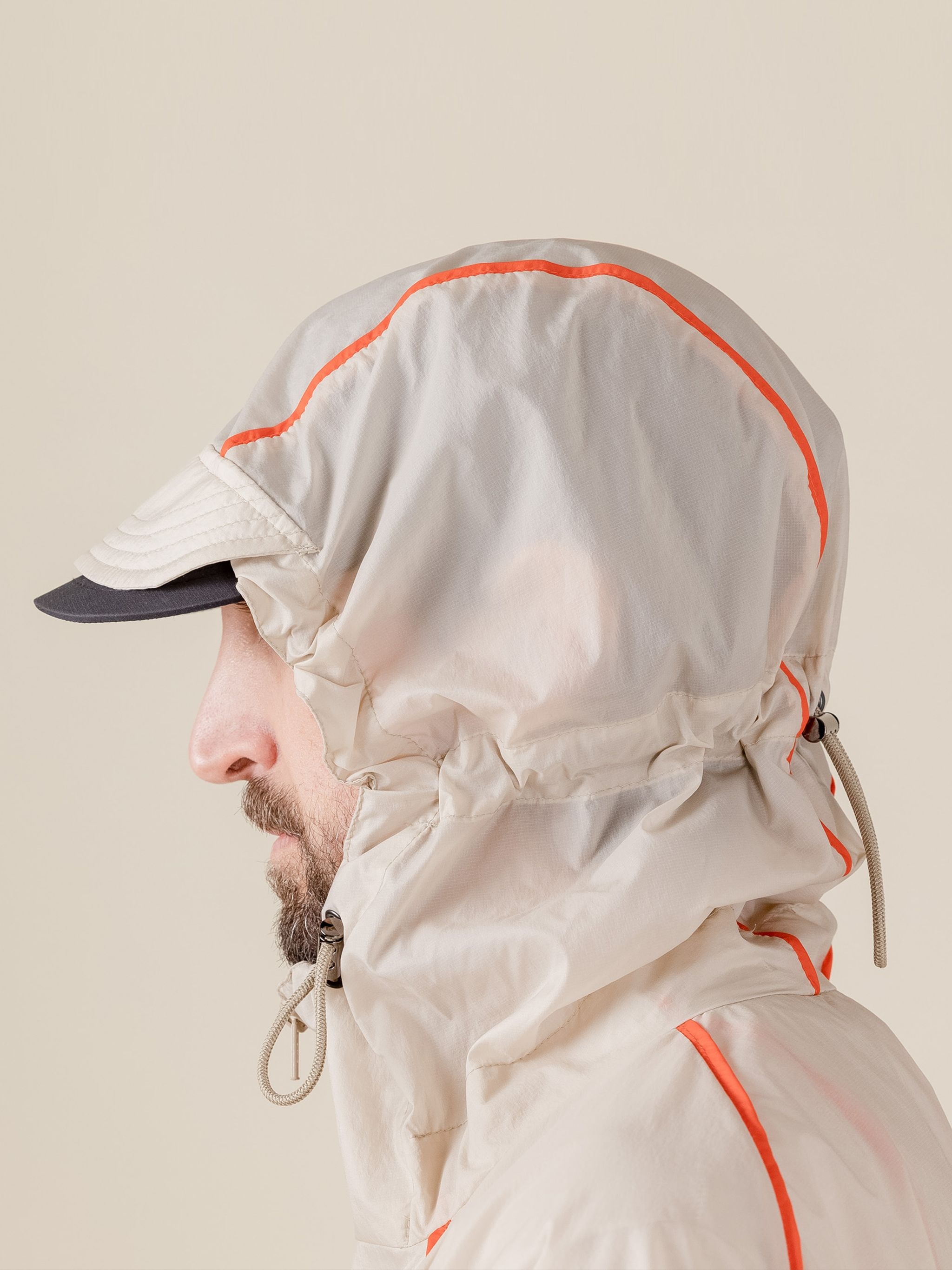 THIS THING OF OURS | FLORA BEIGE TAPED WINDBREAKER - 5