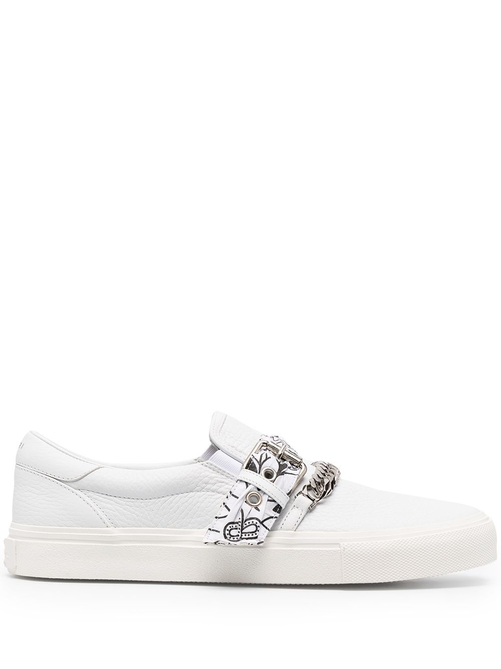 bandana chain slip-on sneakers - 1