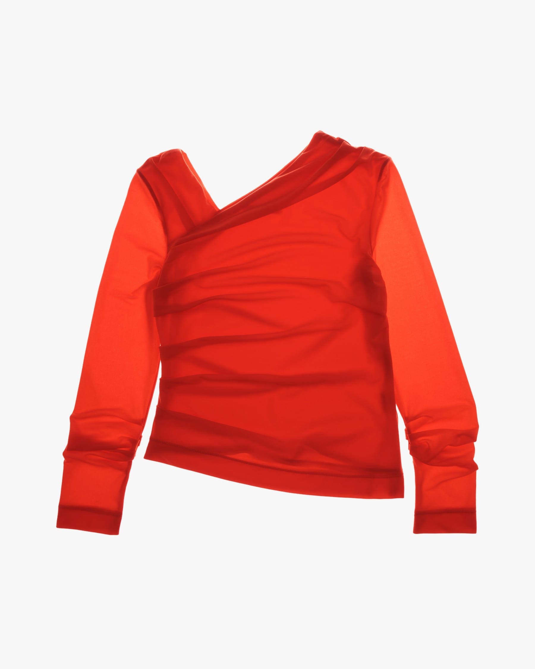 RUCHED ASYMMETRICAL TOP - 1