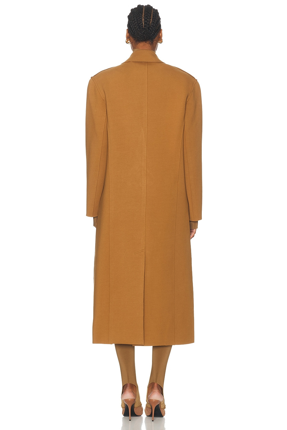 Oversized Double Breasted Midcalf Coat - 4