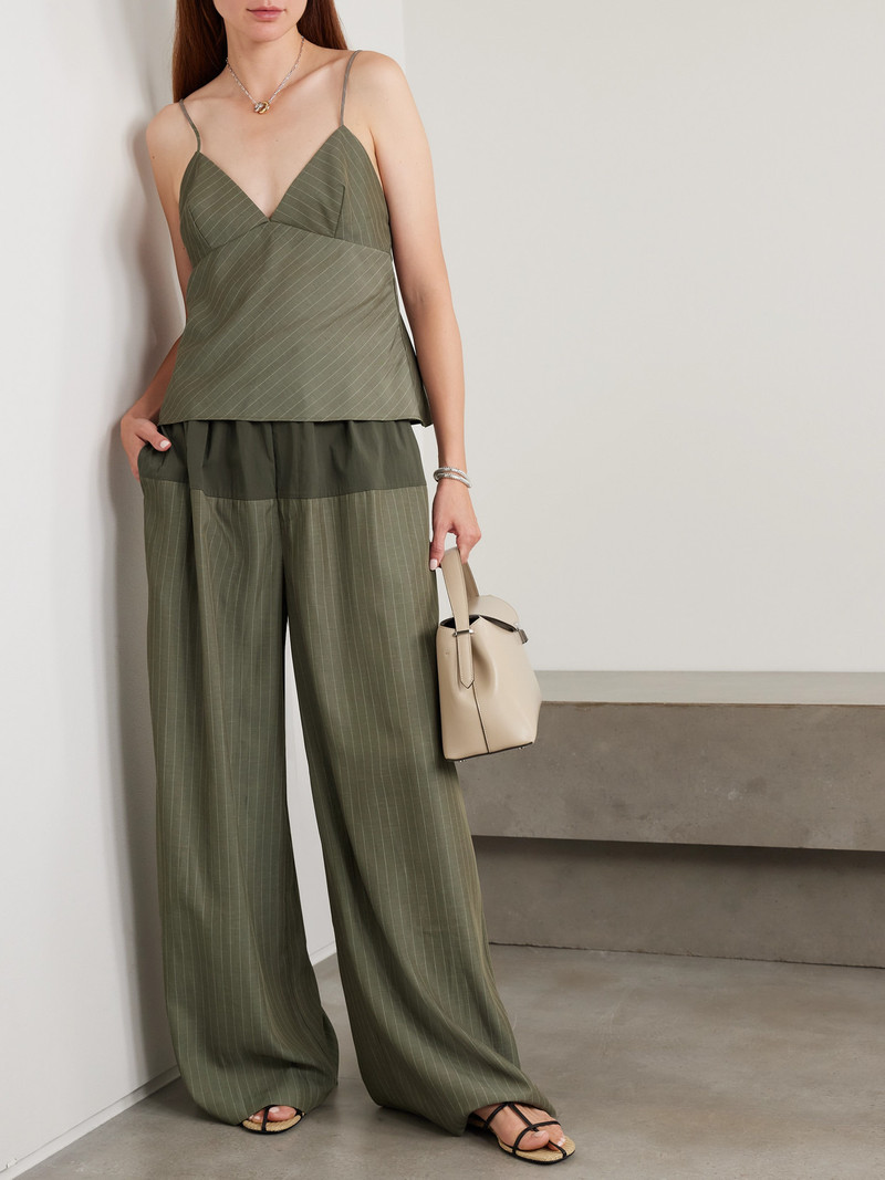 ST. AGNI Pinstriped Twill Camisole outlook