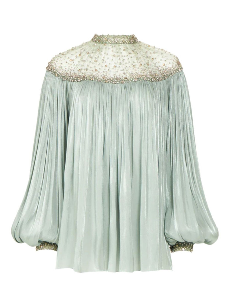 Timea crystal-embellished blouse 1