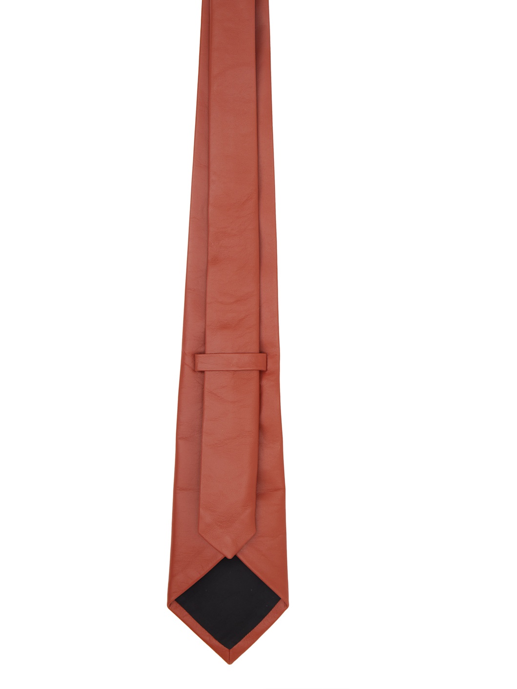 Brown Smooth Lambskin Tie - 2