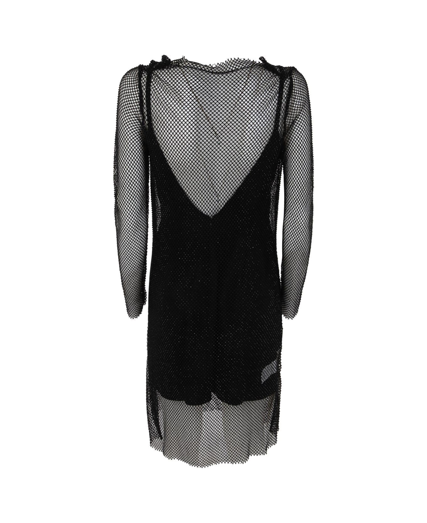 Vezzo Mini Dress With Strass - 2