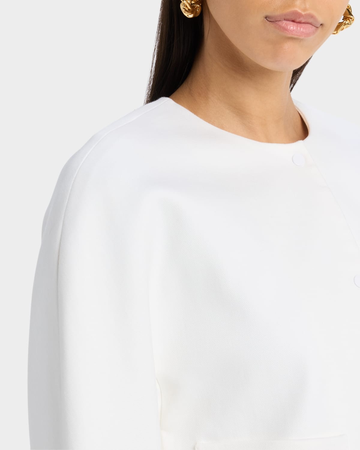 Collarless Jacket - 6