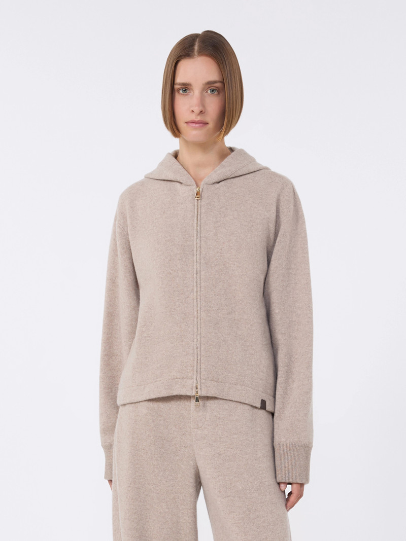 FILM Cashmere and wool jersey sweatshirt - BEIGE 3