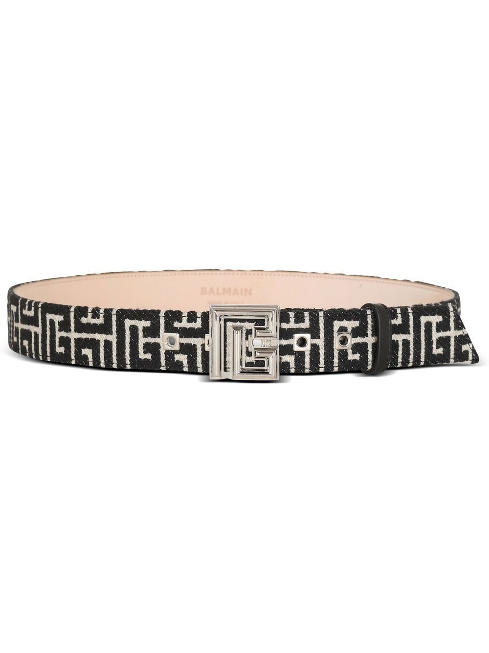 PB monogram jacquard belt - 1