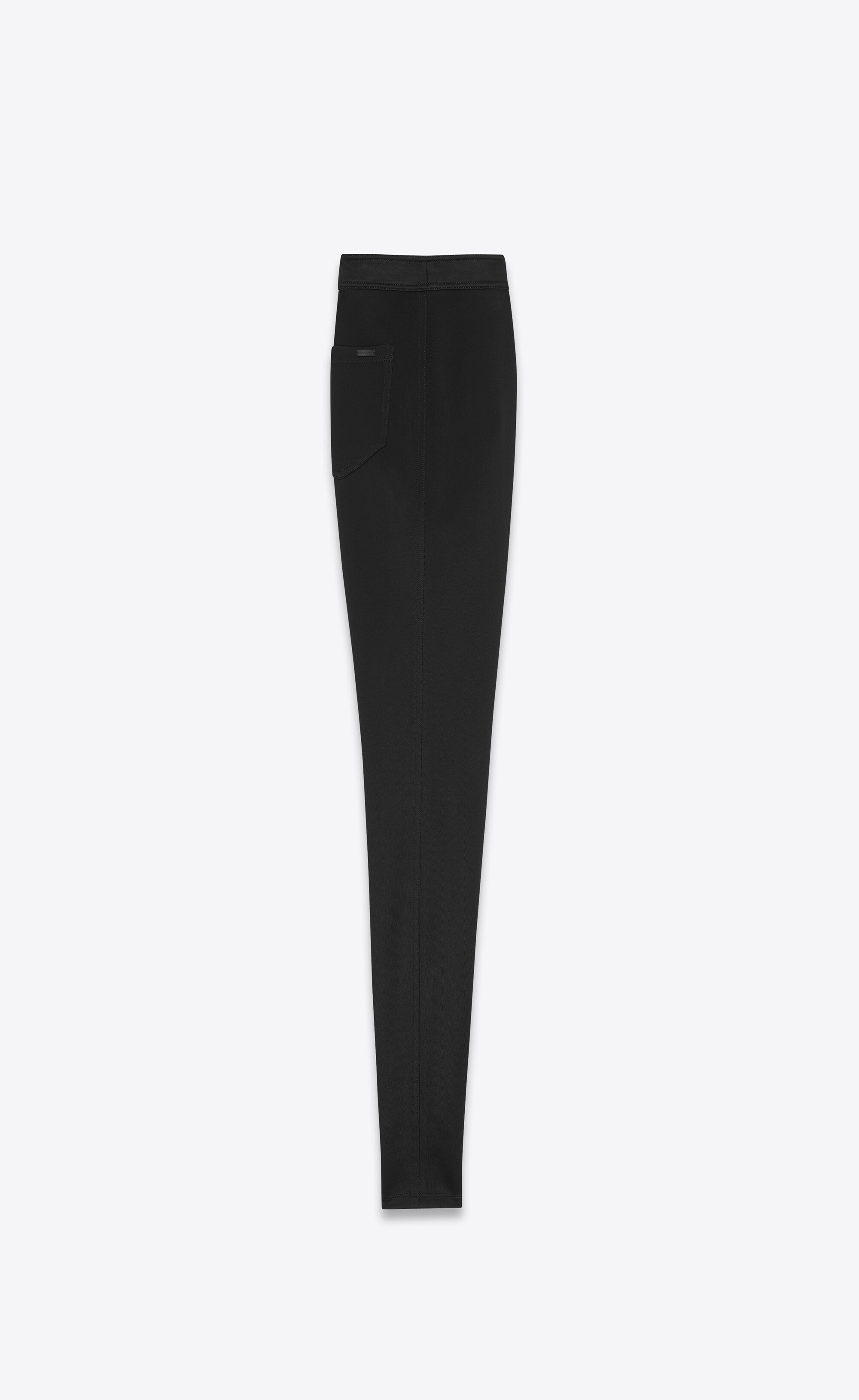 slim-fit pants in silky jersey - 2