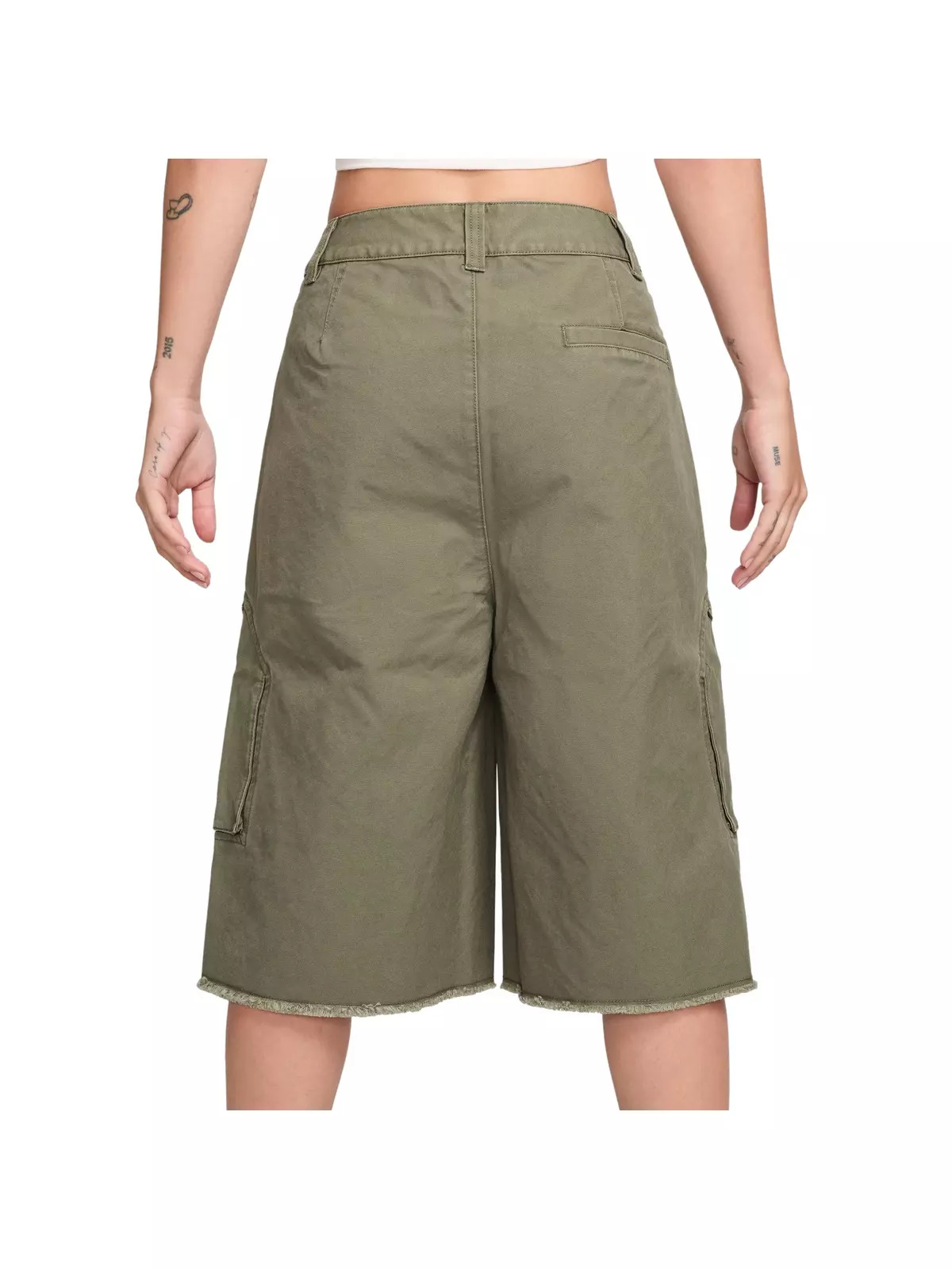 Women's Essentials Chicago Big Shorts - Olive - 2