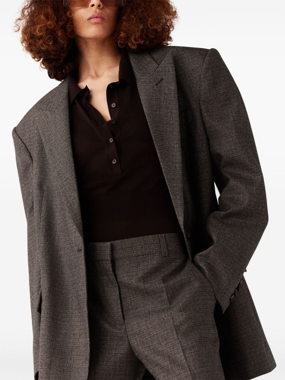 single-breasted blazer - 5