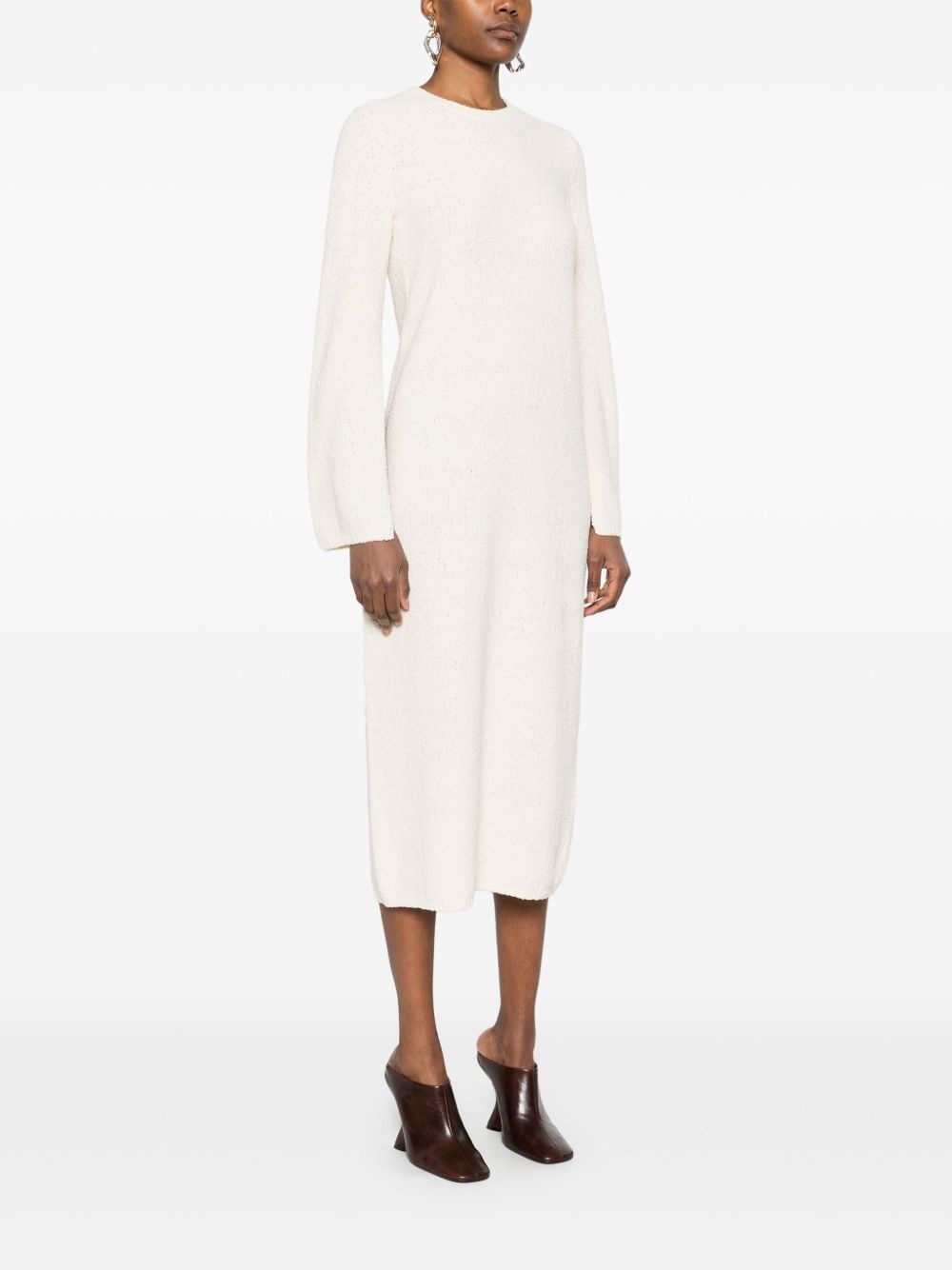 bouclé midi dress - 3