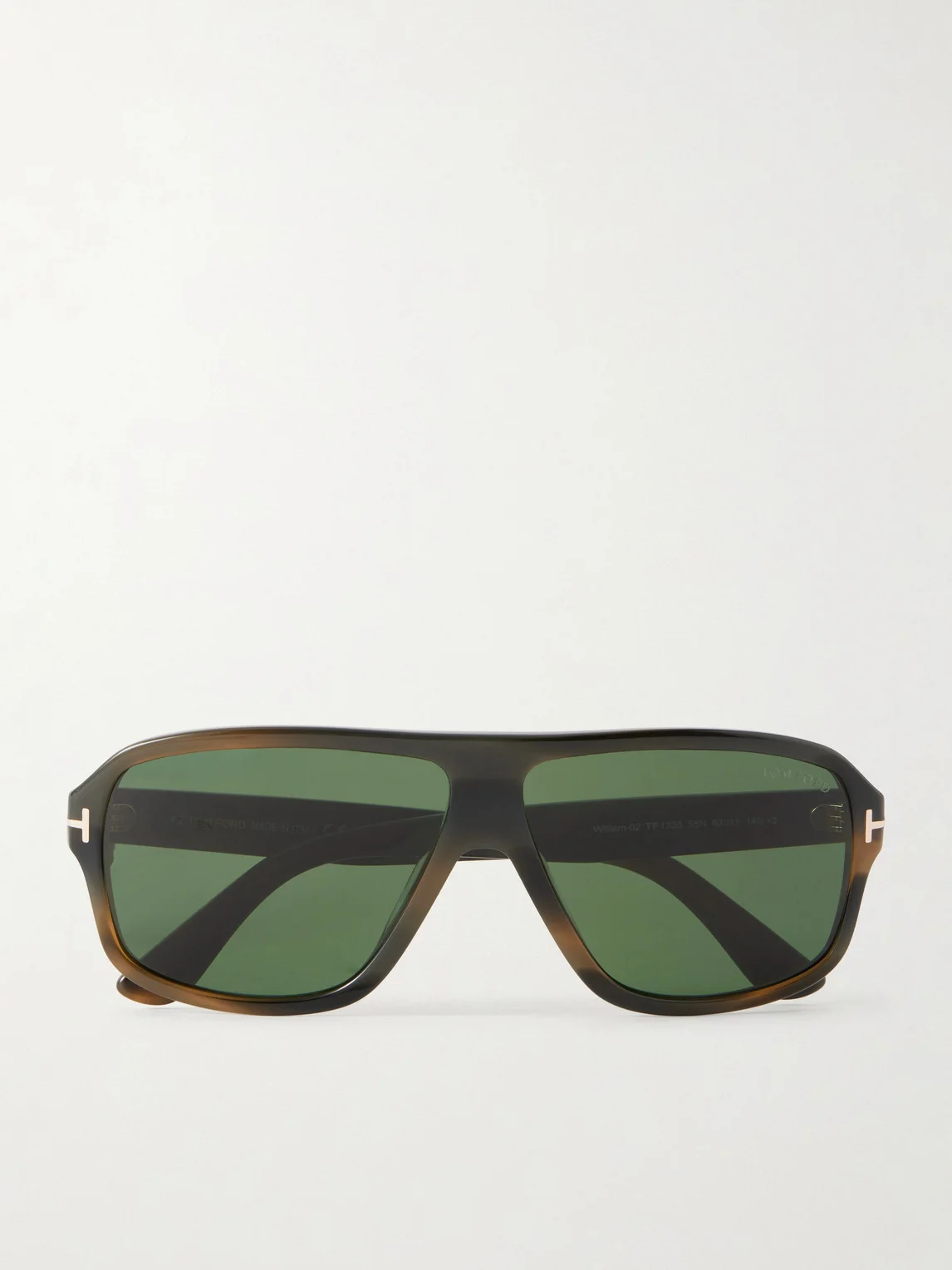 William 02 Aviator-Style Acetate Sunglasses - 1