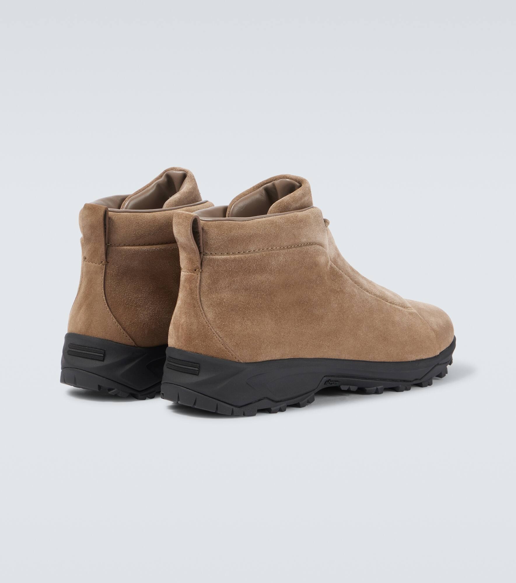 Triple Stitch suede high-top sneakers - 6